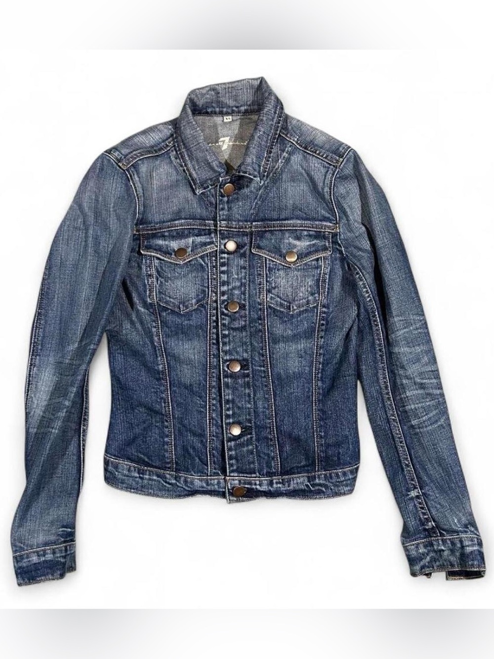 Y2K 7 Seven For All Mankind Jeans Denim Jacket